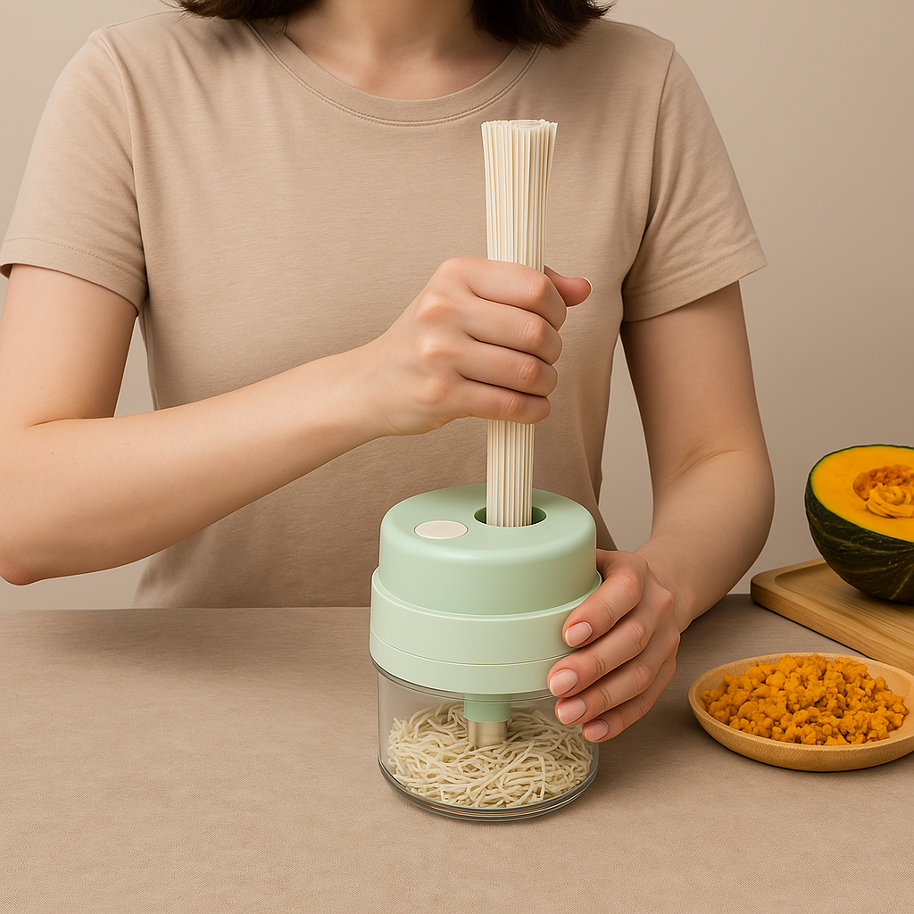 2in1 Portable Veggie Slice & Blend Pro