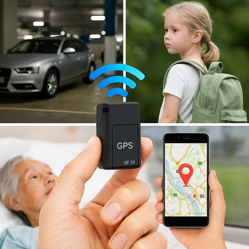 Mini Portable Magnetic GPS Tracking Device