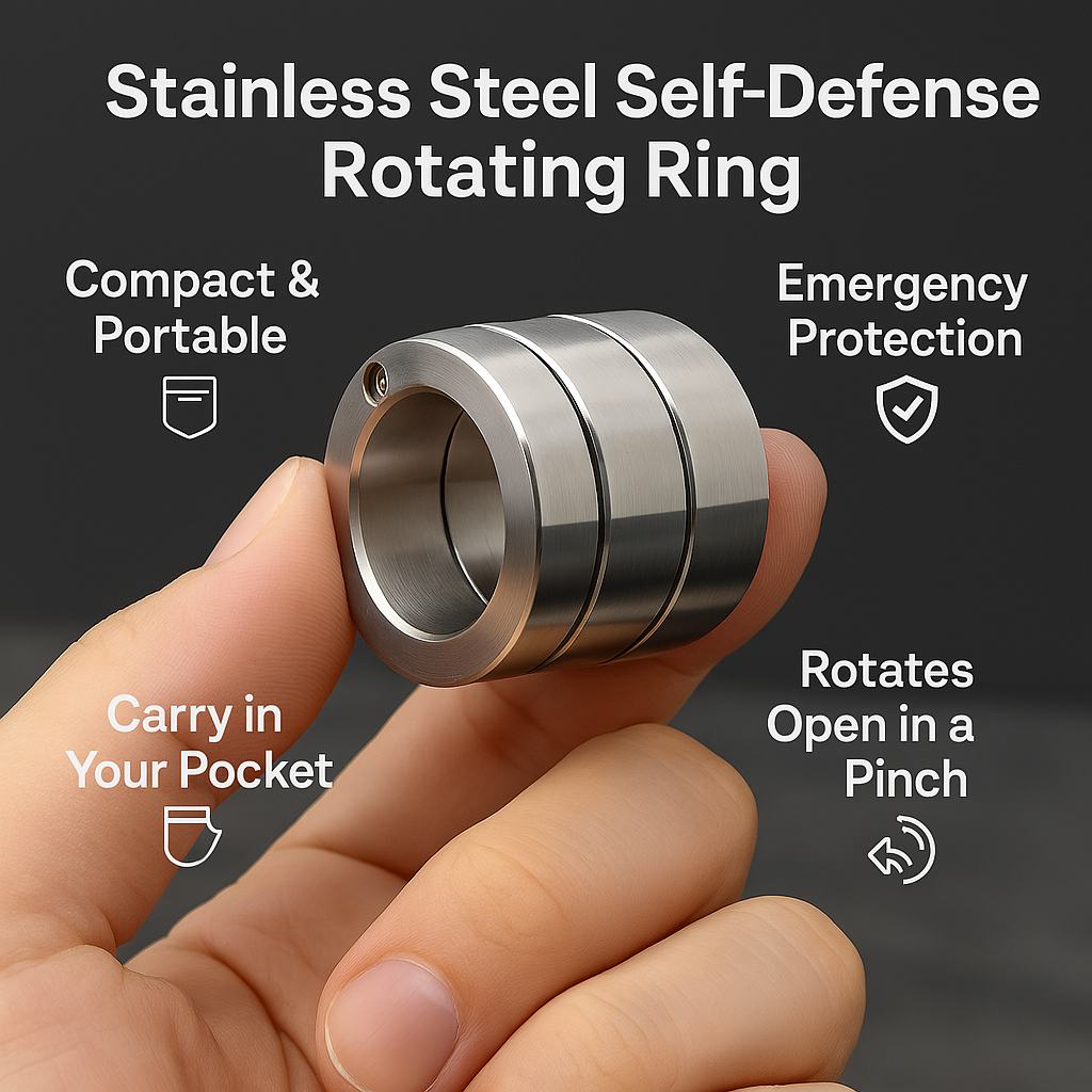 Self-Defense Fold Ring