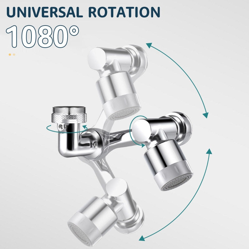 Full Rotating Universal Faucet Extender