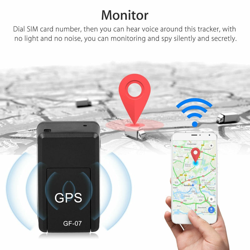 Mini Portable Magnetic GPS Tracking Device