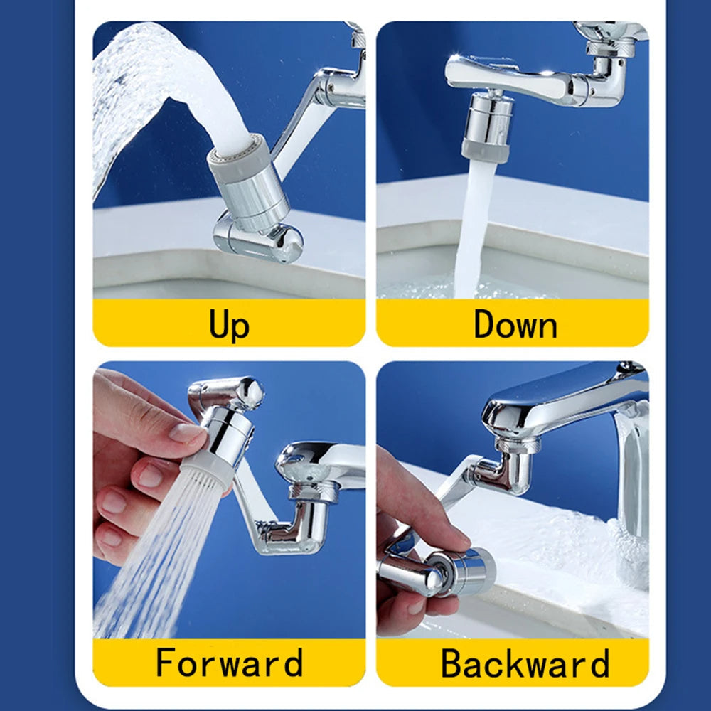 Full Rotating Universal Faucet Extender