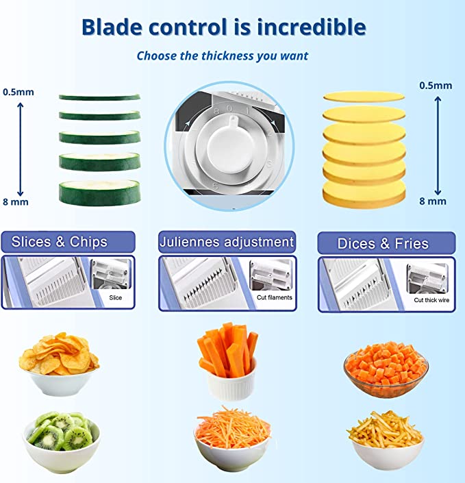 5in1 Versatile Easy Slicer & Grater