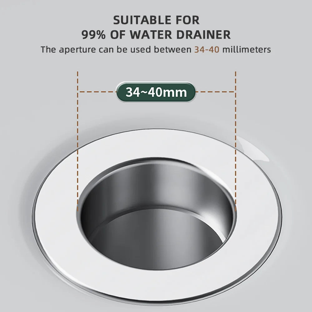 Auto-Rise Anti-Clog Sink Filter