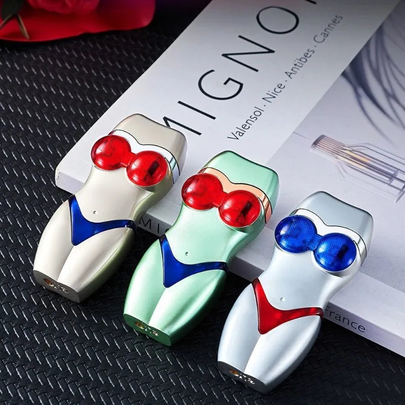 Bikini Style Windproof Jet Torch Lighter