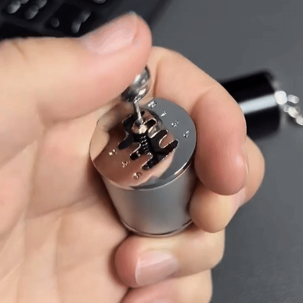 Six-Gear Turbo Keychain